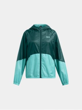 Petrolejová dievčenská bunda Under Armour UA Sport Windbreaker
