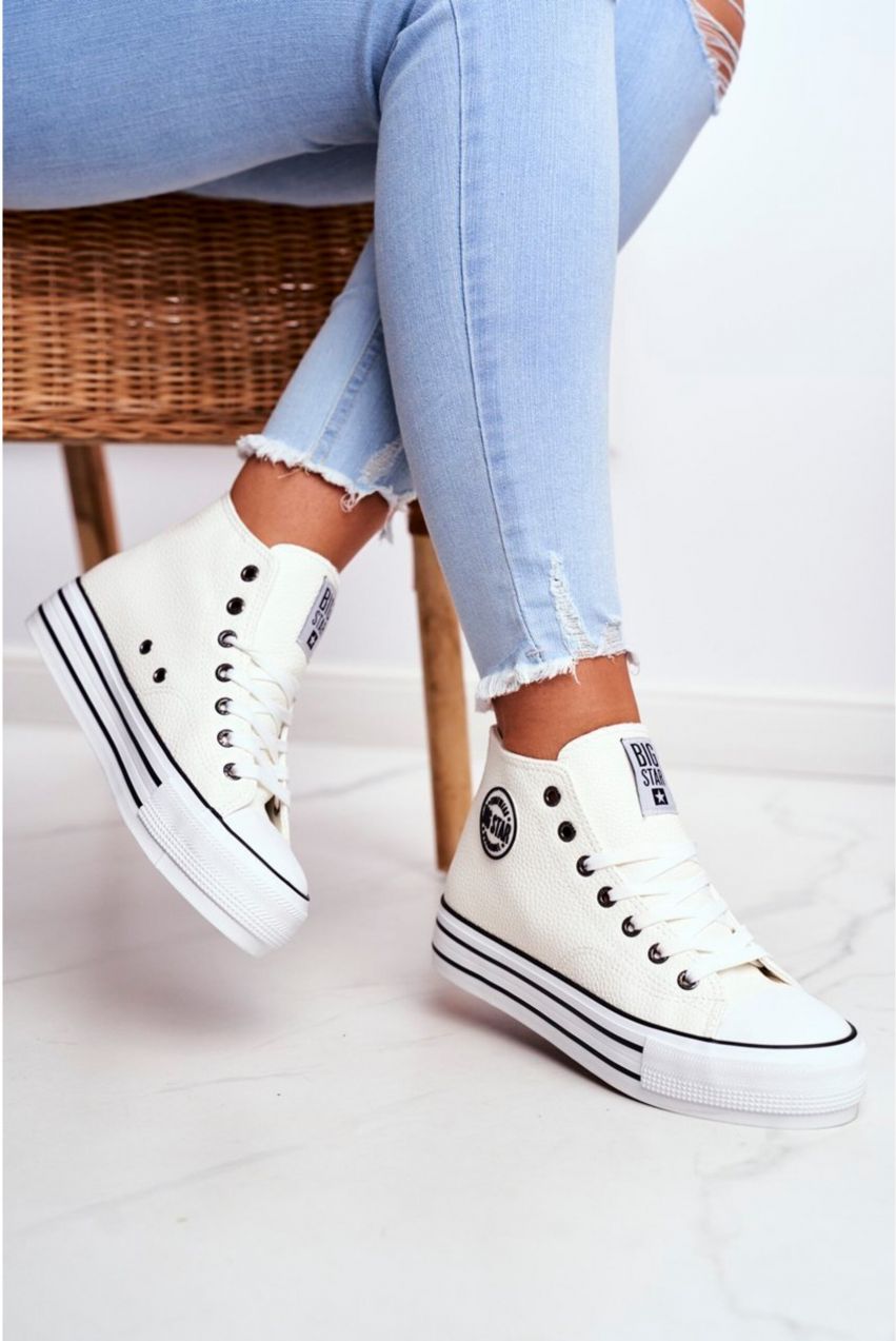pre ženy BIG STAR SHOES - biela