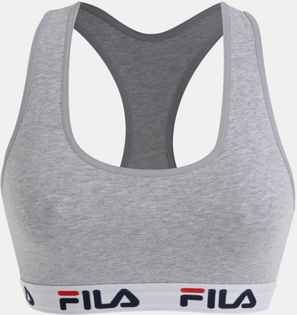 Biela žíhaná podprsenka FILA