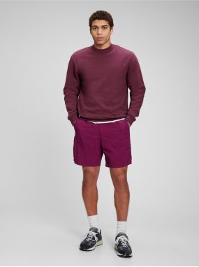Vínové pánske šortky GAP recycled nylon