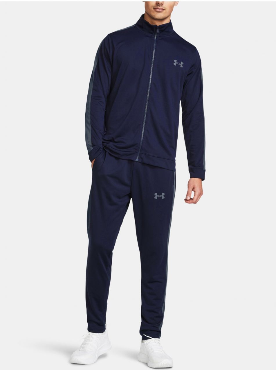Tmavomodrá športová tepláková súprava Under Armour UA Knit Track Suit