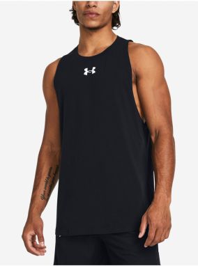 Čierne pánske športové tielko Under Armour UA BASELINE COTTON TANK-BLK