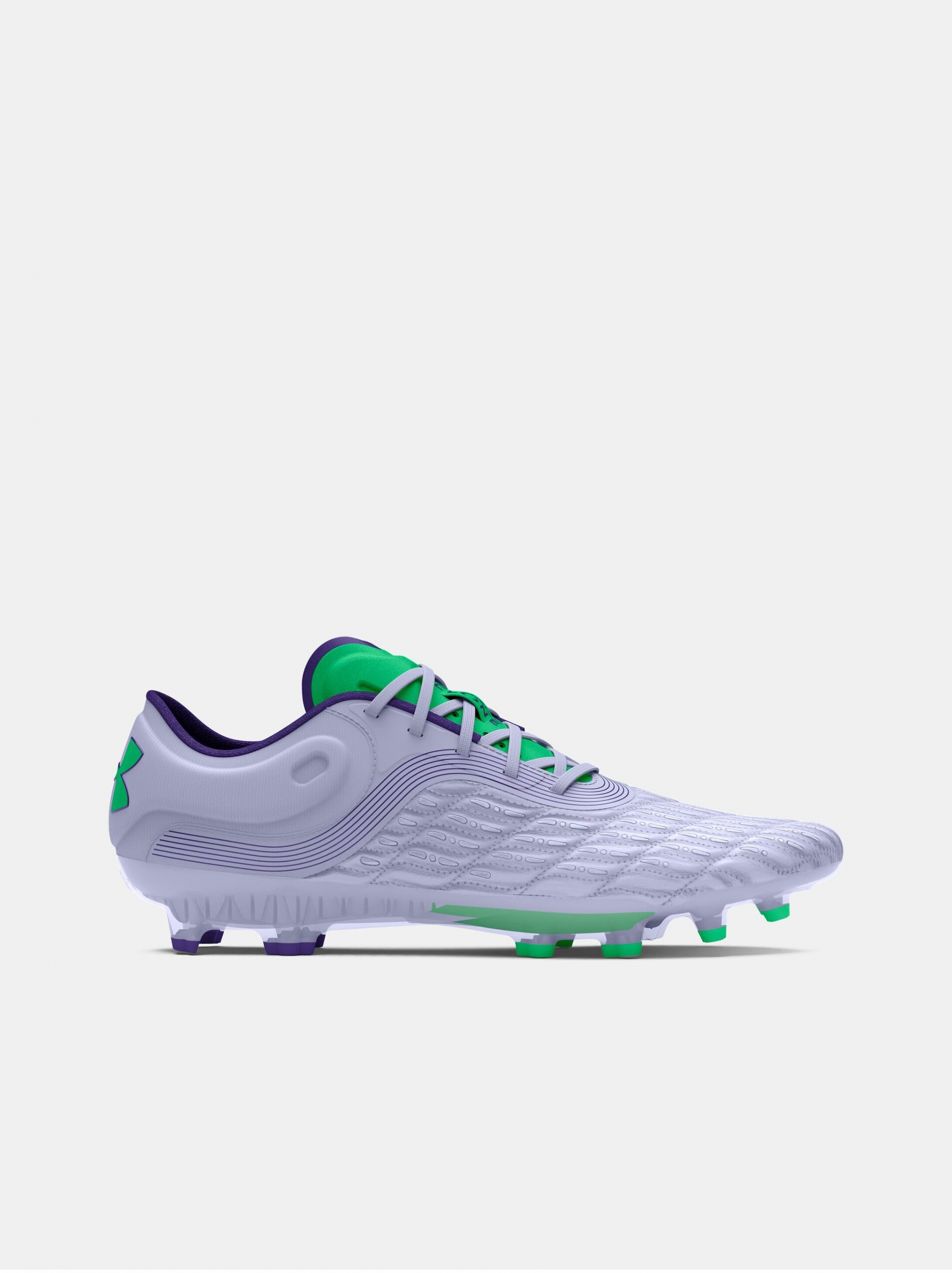 Fialové pánske kopačky Under Armour UA Clone Mag Elite 3.0 FG
