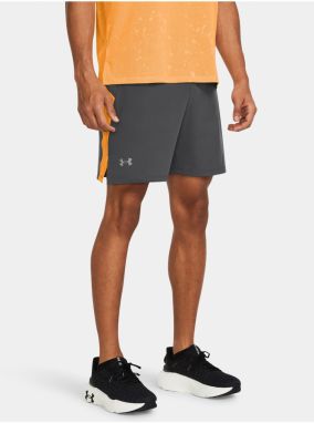 Šedé pánske športové kraťasy Under Armour UA Launch Pro 7''