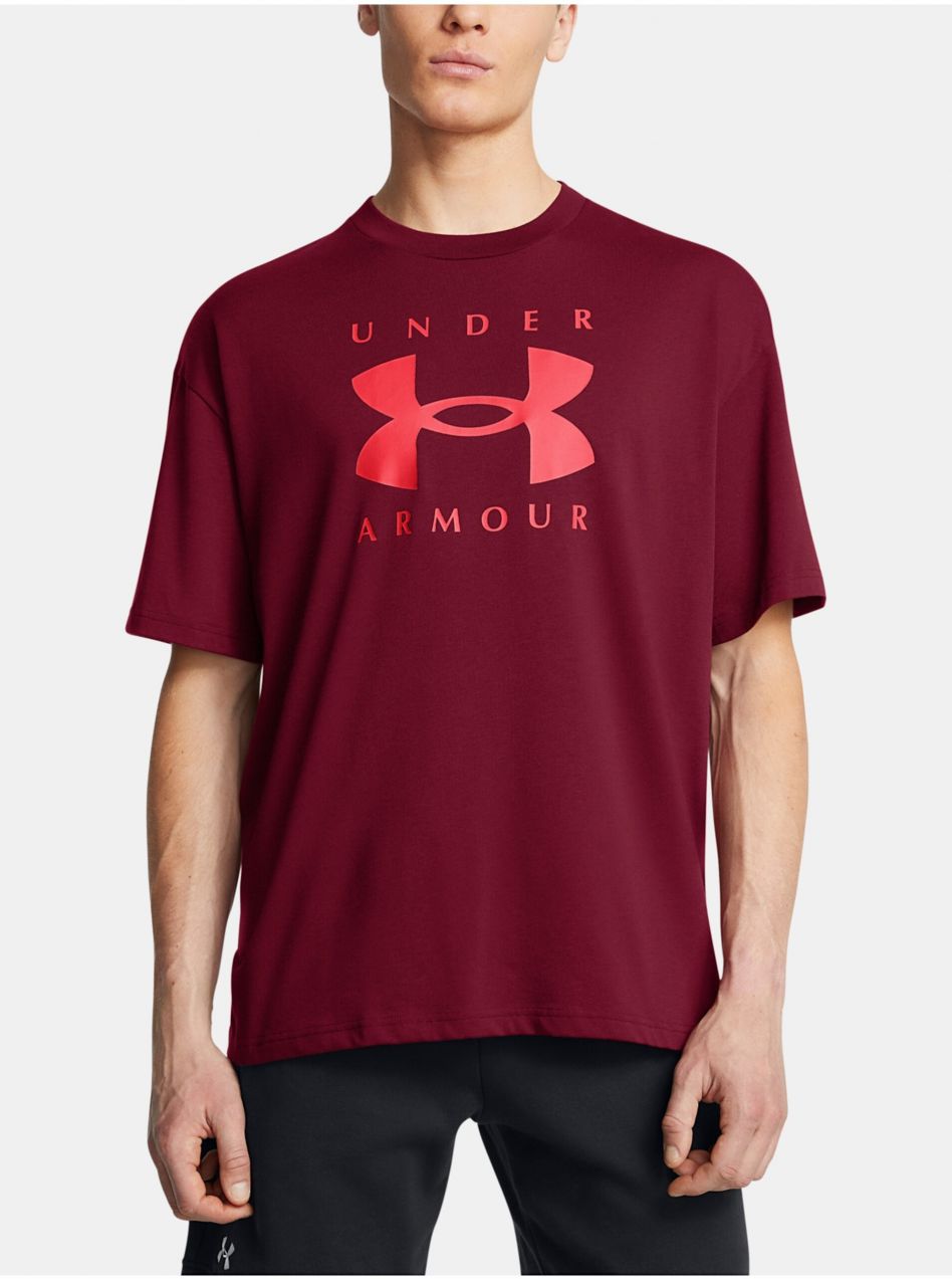 Pánske tričko Under Armour HW OS M Branded SS-RED