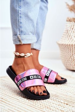 Papuče, žabky pre ženy BIG STAR SHOES - ružová
