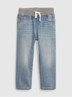 Svetlomodré chlapčenské slim fit džínsy GAP