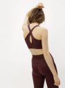 Vínová športová podprsenka Ivy Park galéria