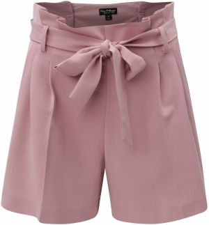 Staroružové voľné kraťasy s vysokým pásom Miss Selfridge
