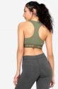 Khaki podprsenka s prekladaným výstrihom Ivy Park galéria