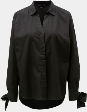 Čierna oversize košeľa VERO MODA Flow