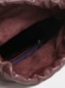 Vínová kožená vaková crossbody kabelka Smith & Canova galéria