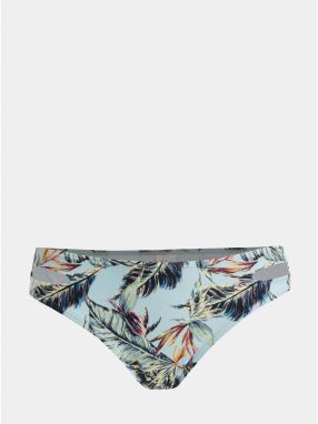 Svetlomodrý vzorovaný spodný diel plaviek VERO MODA Palm