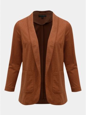 Hnedé sako s vreckami Dorothy Perkins Curve
