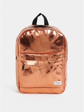 Oranžový dámsky lesklý batoh Spiral Mini 9 l