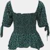 Zelená bodkovaná blúzka Dorothy Perkins galéria
