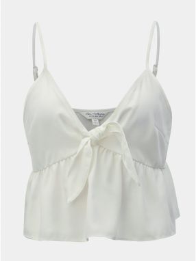Biely crop top Miss Selfridge
