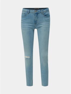Svetlomodré slim fit rifle s potrhaným efektom TALLY WEiJL