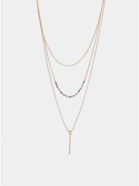 Náhrdelník v zlatej farbe Pieces Caitlyn