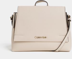 Krémová crossbody kabelka Calvin Klein Jeans