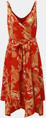 Červené kvetované šaty Dorothy Perkins