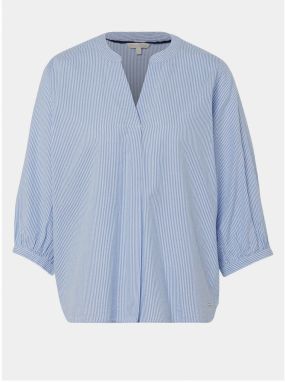 Svetlomodrá pruhovaná blúzka Tom Tailor Denim