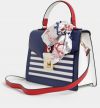 Modrá crossbody kabelka so šatkou ALDO galéria