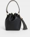 Čierna crossbody vaková kabelka ALDO galéria