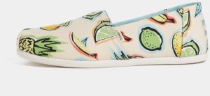 Béžové dámske vzorované espadrilky TOMS
