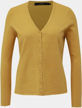 Horčicový kardigan VERO MODA Happy