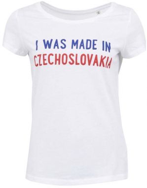 Biele dámske tričko ZOOT Originál I Was Made in Czechoslovakia