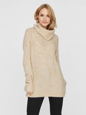 Béžový rolák VERO MODA Kizzi