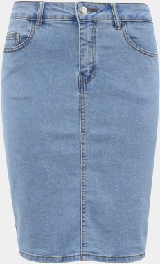 Modrá rifľová sukňa Vero Moda Hot