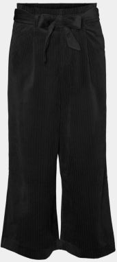 Čierne menčestrové culottes VERO MODA Londyn