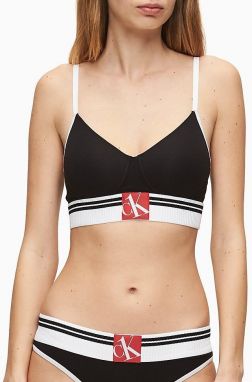Calvin Klein čierna podprsenka Lightly Lined Bralette