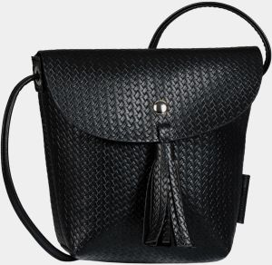 Čierna prešívaná crossbody kabelka Tom Tailor Denim