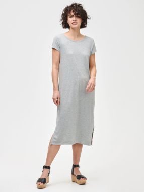 Šaty midi t-shirt dress Šedá