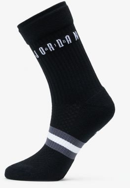 Jordan Legacy Crew Socks 2-Pack Black/ White/ White