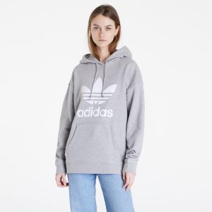 adidas Trefoil Hoodie Medium Grey Heather/ White