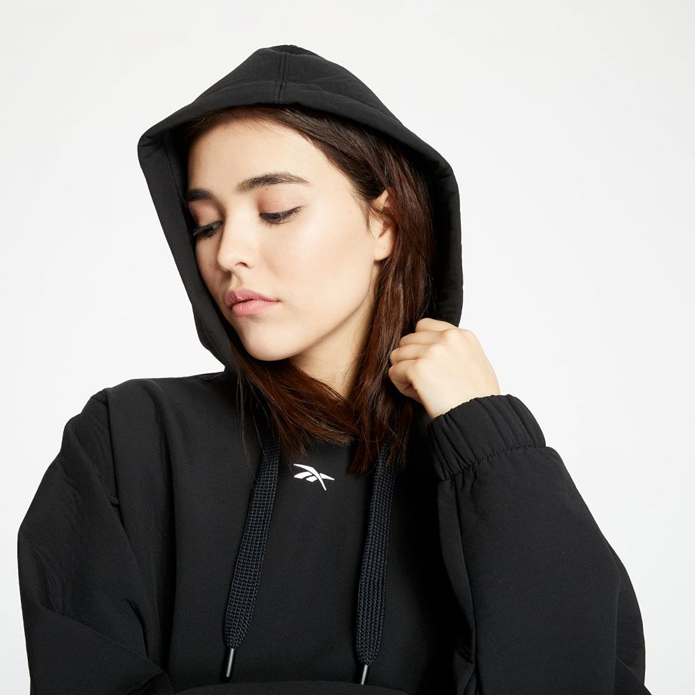 Mikina Reebok TS Edgeworks Hoodie Black M