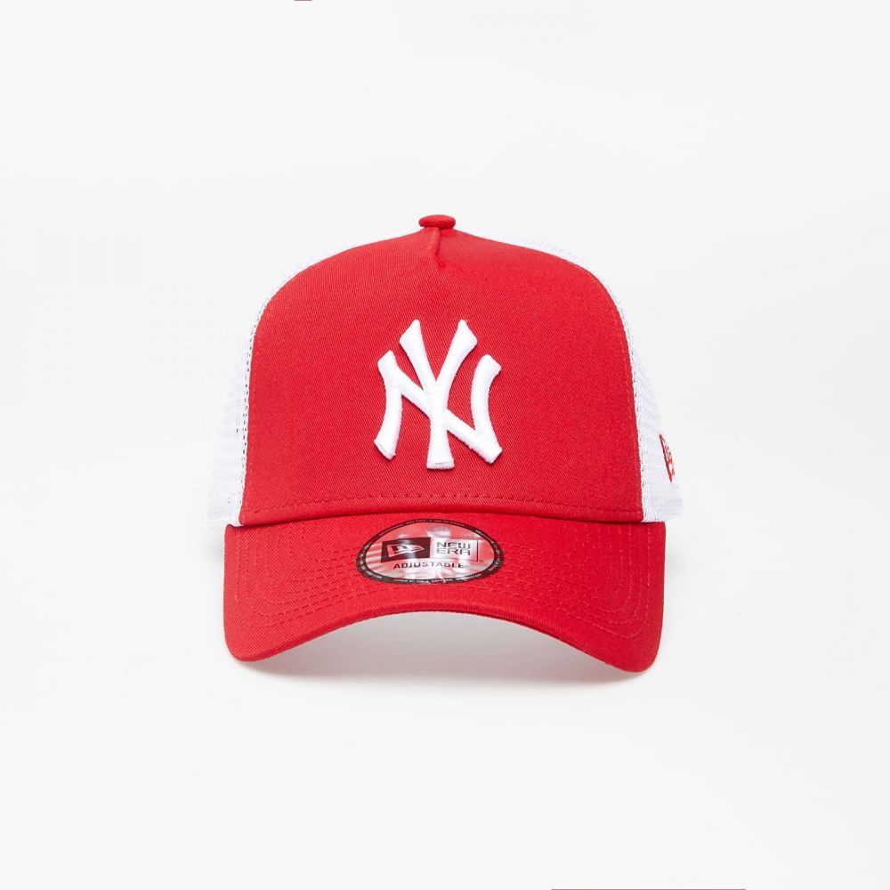 Šiltovka New Era Cap Clean Trucker 2 New York Yankees Scarlet/ White Universal