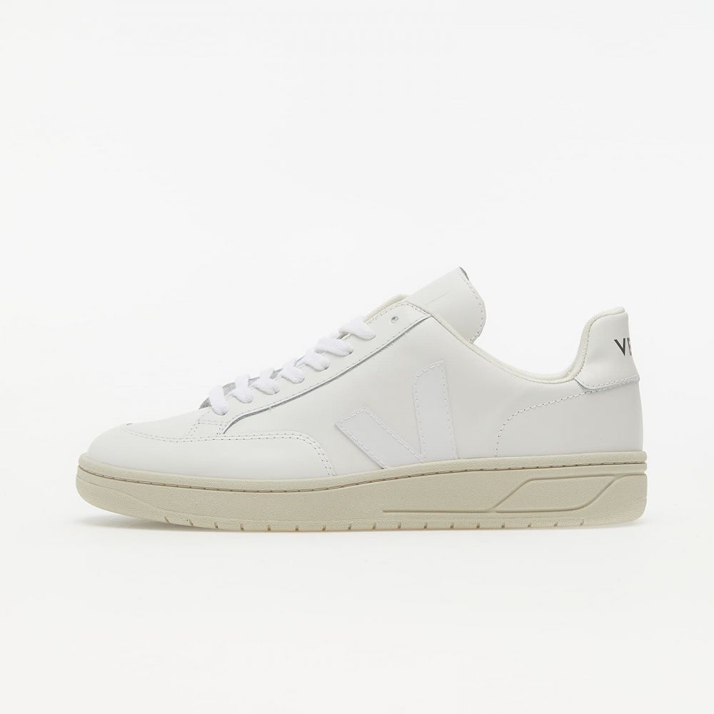 Veja V-12 Leather White