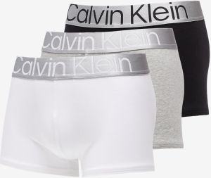 Calvin Klein Steel Cotton Trunk 3-Pack Black/ White/ Grey Heather