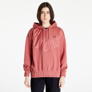 Nike Sportswear Icon Clash Women's 1/4-Zip Fleece Hoodie Canyon Rust/ Burgundy Crush