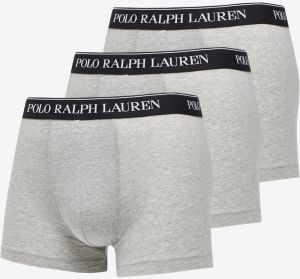 Ralph Lauren Stretch Cotton Classic Trunks 3-Pack Grey