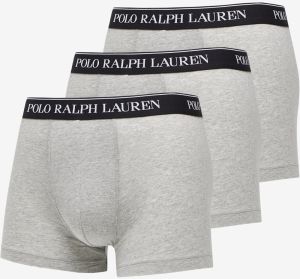 Ralph Lauren Stretch Cotton Classic Trunks 3-Pack Grey S