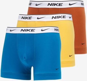 Nike Everyday Cotton Stretch Trunk 3 Pack Green Abyss/ Laser Orange/ Russet