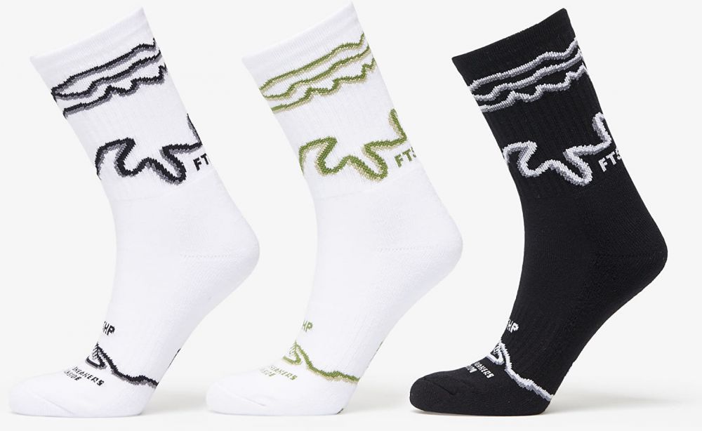 Footshop The Stripes Socks 3-Pack Multicolor 36-38