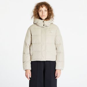 Calvin Klein Jeans Monologo Non Down Sherpa Jacket Plaza Taupe