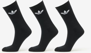 adidas Trefoil Cushion Crew Socks 3-Pack Black S